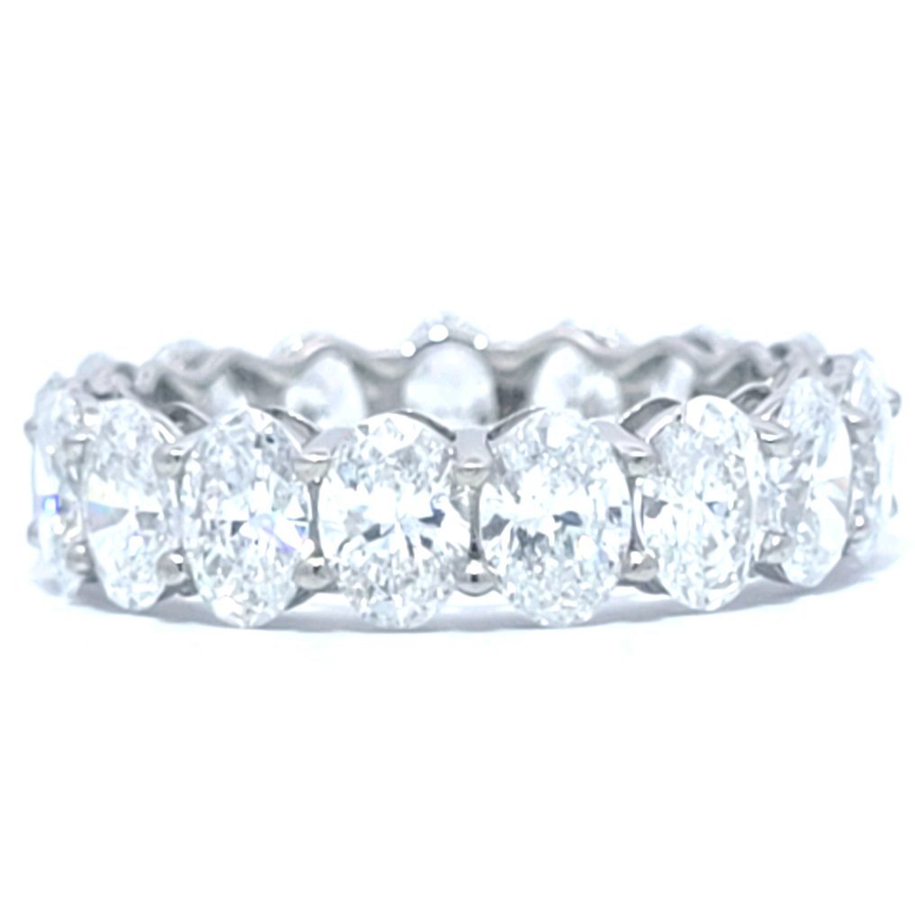 Ring Platinum - 5.42ct. tw. Diamond (Lab-grown) - Wedding Band