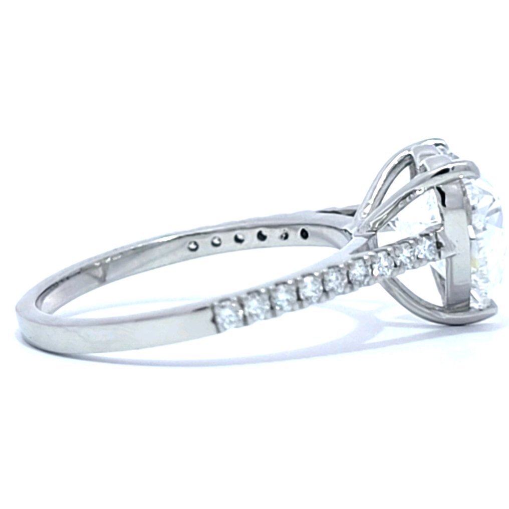 Ring Platinum - 3.21ct. tw. Diamond (Lab-grown) - Diamond - D,VS1