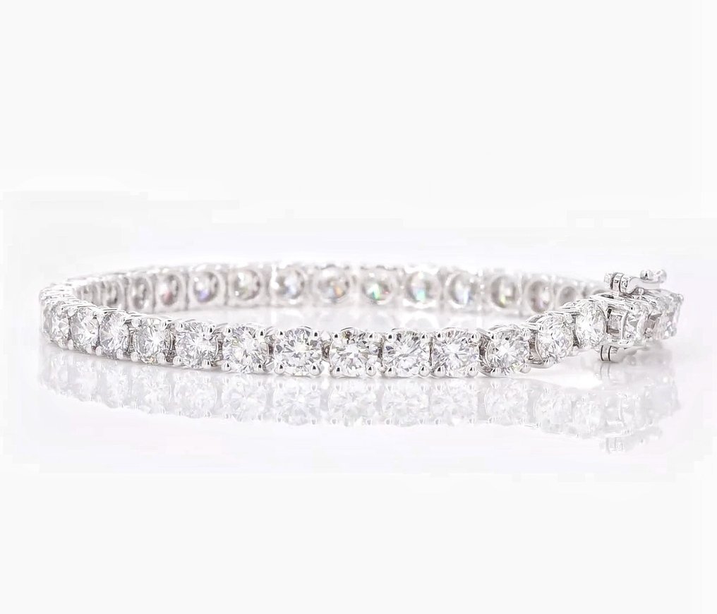 Bracelet Platinum - 20.07ct. tw. Diamond (Lab-grown) - 0.50 Carat Each Diamond