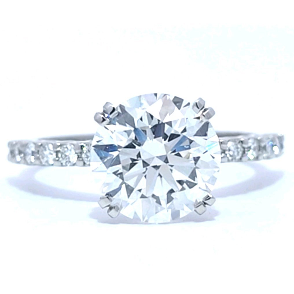 Ring Platinum - 3.25ct. tw. Diamond (Lab-grown) - Diamond - EVS1