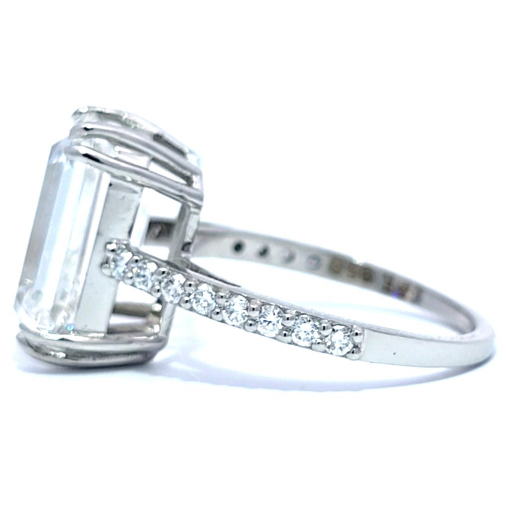 Ring Platinum - 7.32ct. tw. Diamond (Lab-grown) - Diamond