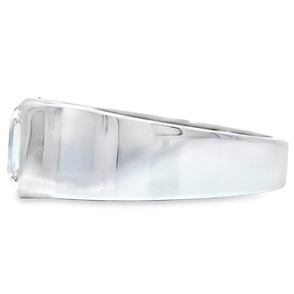 Ring Platinum - 6.34ct. tw. Diamond (Lab-grown) - MEN'S RING, E ,VS1
