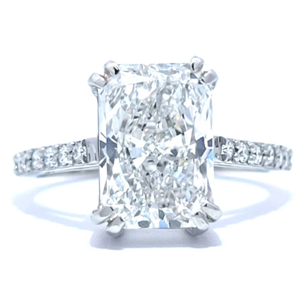 Ring Platinum - 4.18ct. tw. Diamond (Lab-grown) - Diamond