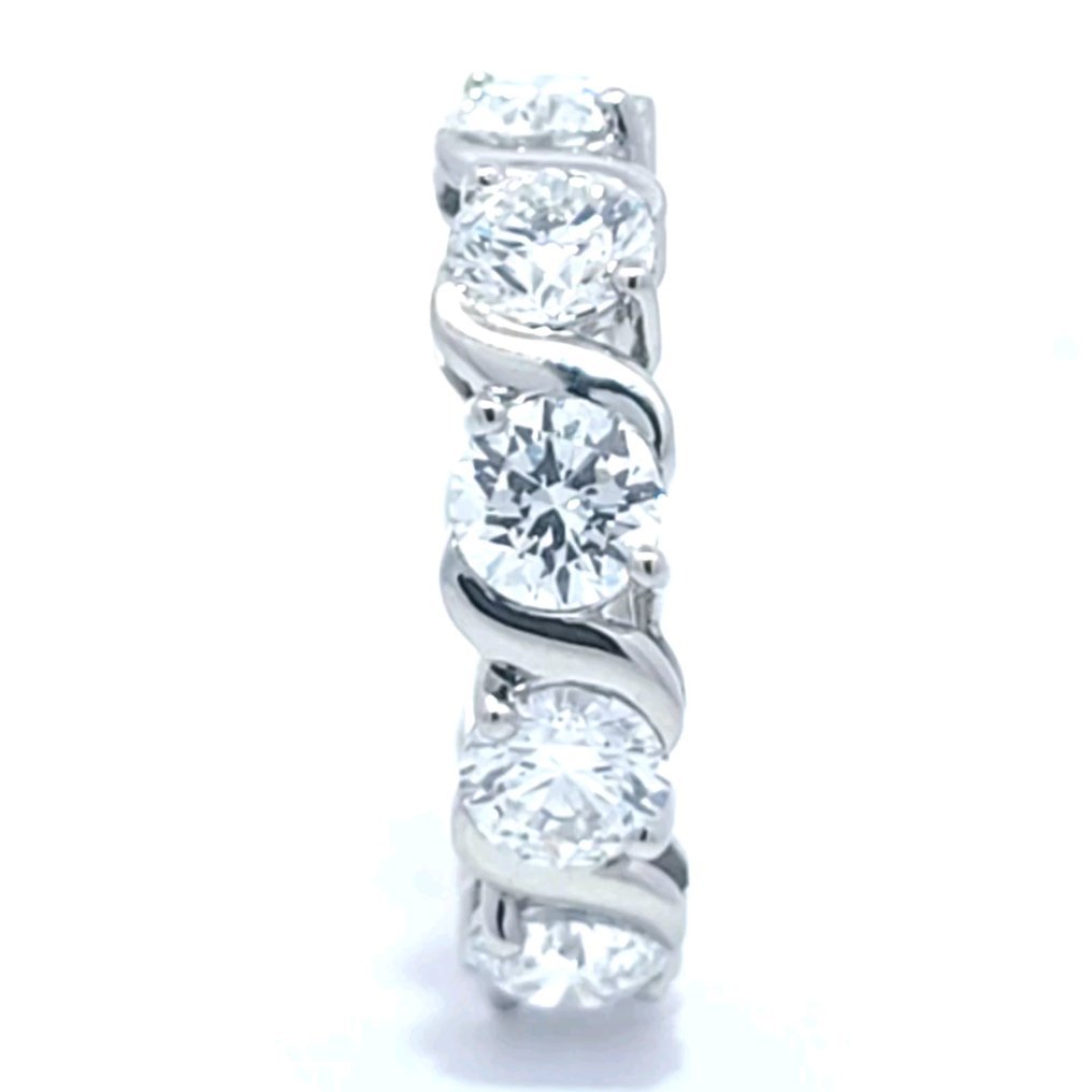 Ring Platinum - 5.08ct. tw. Diamond (Lab-grown) - 0.50 Carat Each