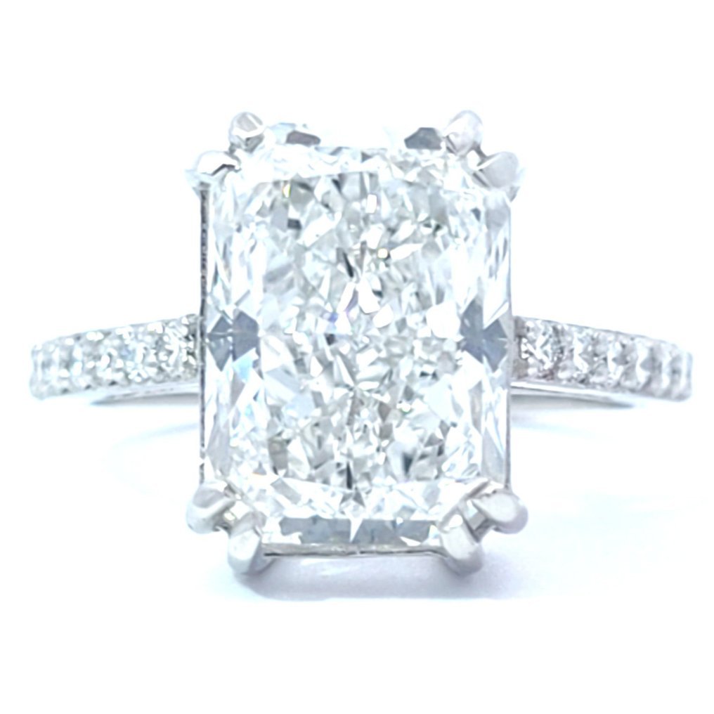 Ring Platinum - 5.25ct. tw. Diamond (Lab-grown) - Diamond - E,VS1 IGI Certified