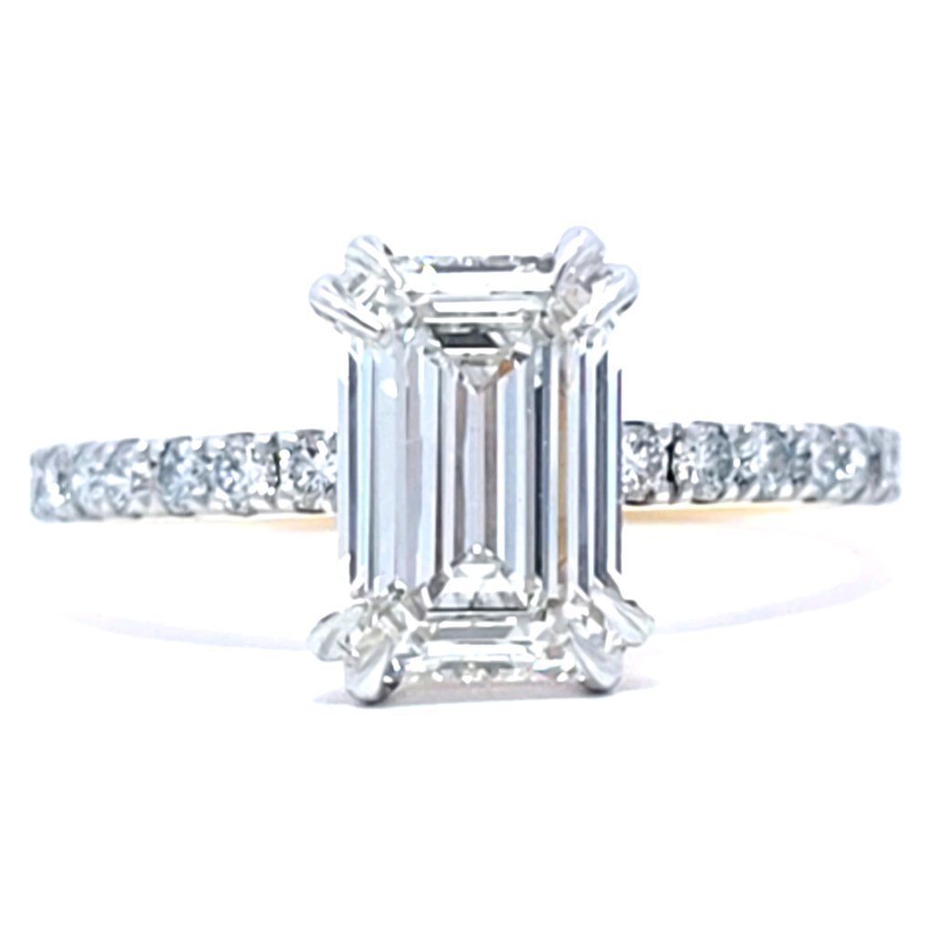 Ring - 14 kt. Yellow gold - 2.30ct. tw. Diamond (Lab-grown) - Diamond - Engagement Ring