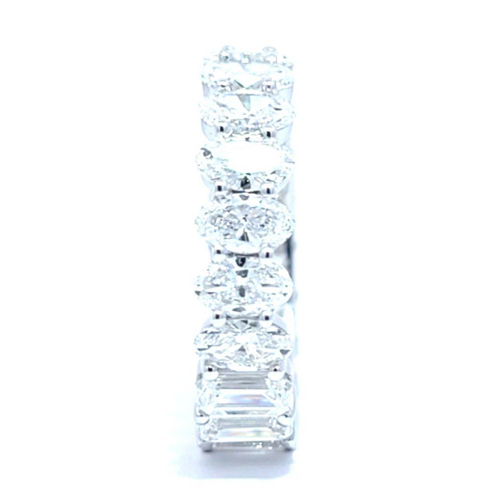 Ring Platinum - 4.87ct. tw. Diamond (Lab-grown) - Wedding Band