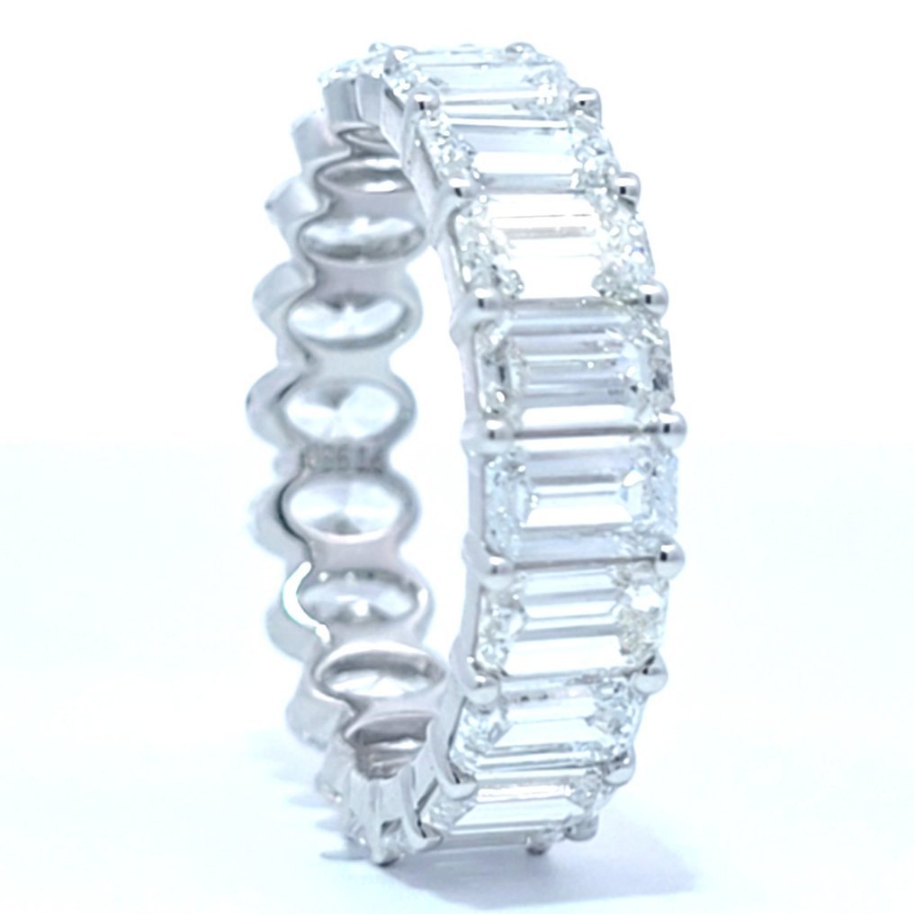 Ring Platinum - 4.87ct. tw. Diamond (Lab-grown) - Wedding Band