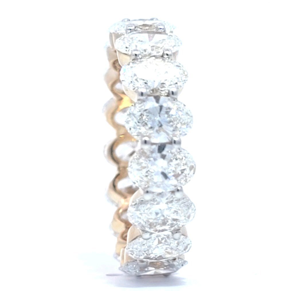 Ring - 14 kt. Yellow gold - 5.87ct. tw. Diamond (Lab-grown) 