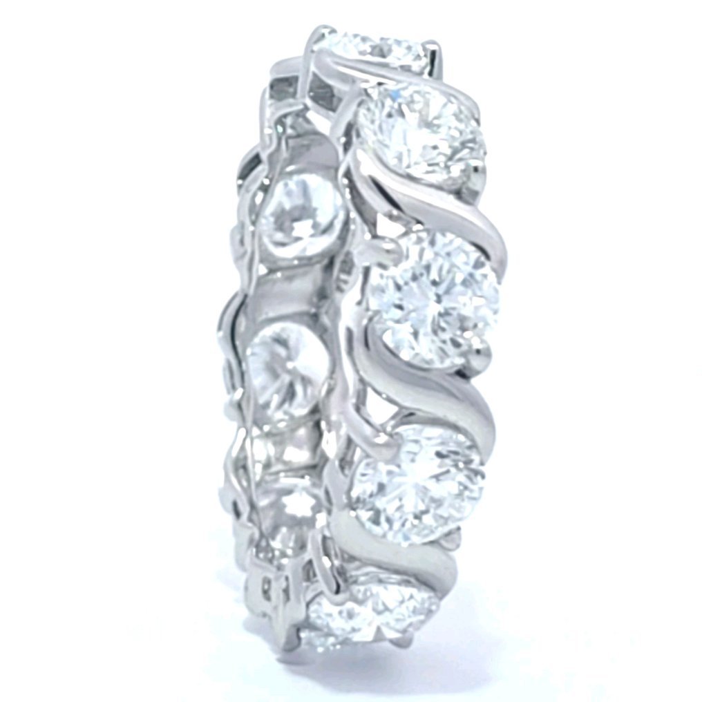 Ring Platinum - 6.45ct. tw. Diamond (Lab-grown)