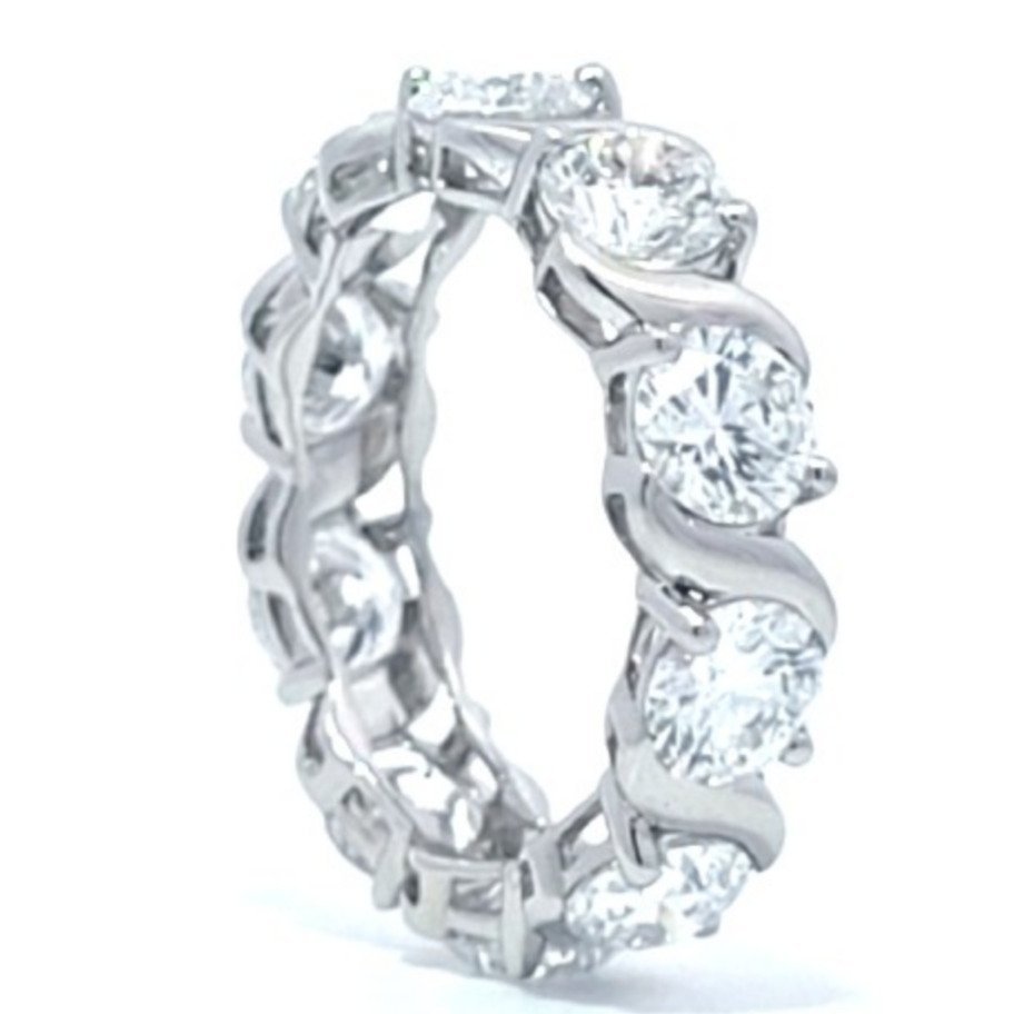 Ring Platinum - 6.45ct. tw. Diamond (Lab-grown)