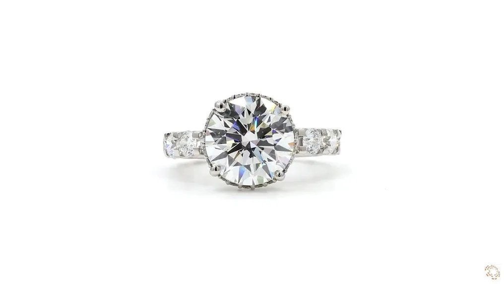 Ring Platinum - 7.24ct. tw. Diamond (Lab-grown) - Diamond