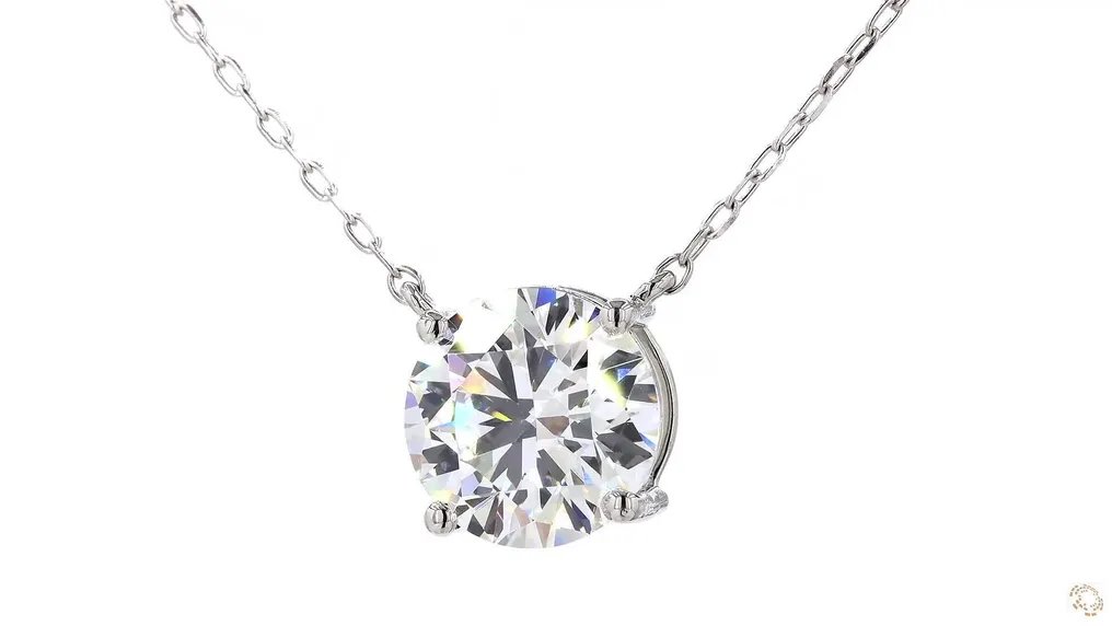 Necklace Platinum - 3.05ct. tw. Diamond (Lab-grown)