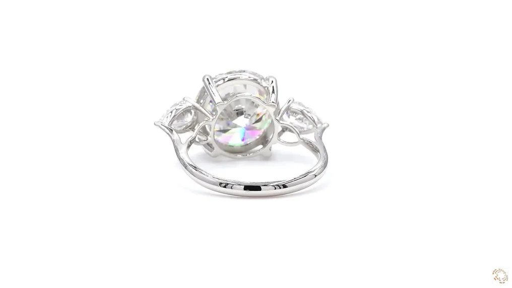 Ring Platinum - 8.04ct. tw. Diamond (Lab-grown) - Diamond - F/VS1,IGI