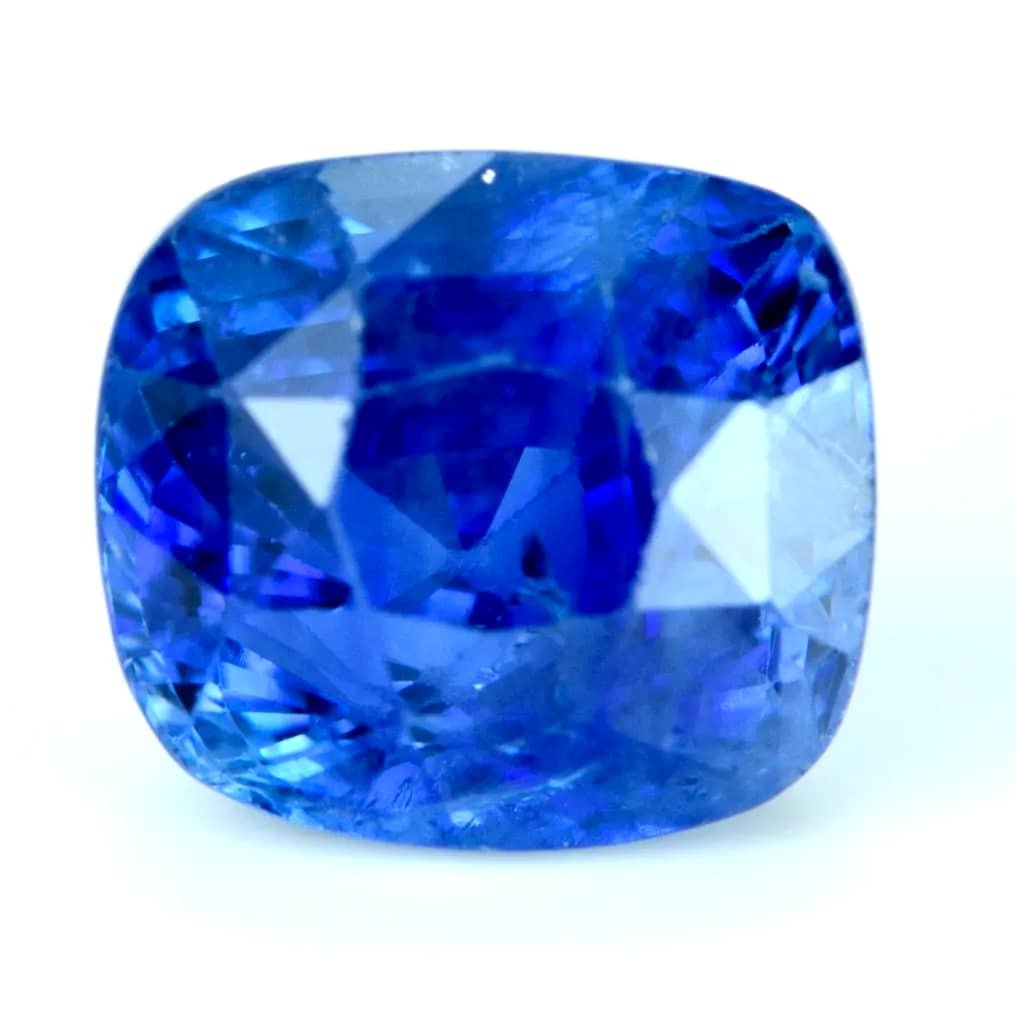 Wedding ring Platinum - 4.63ct. tw. Sapphire - Diamond - Plat 950 diamond Sapphire