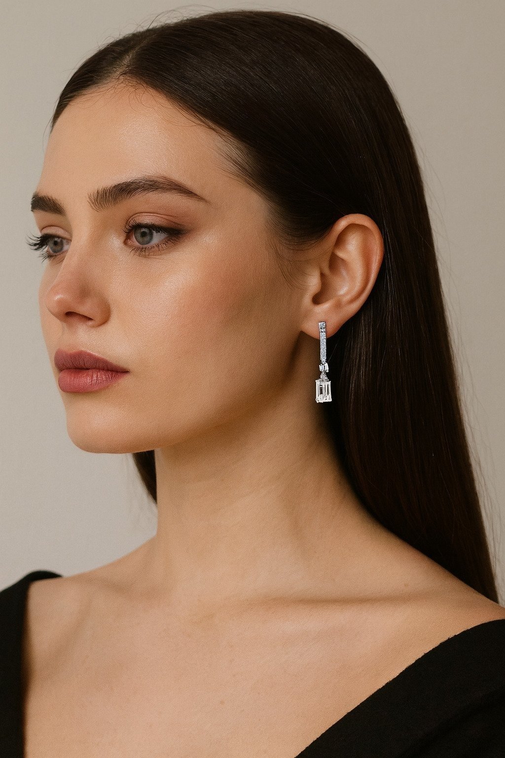 Earrings - 14 kt. White gold - 0.93ct. tw. Diamond (Natural) - Diamond - Exclusive Diamond earring