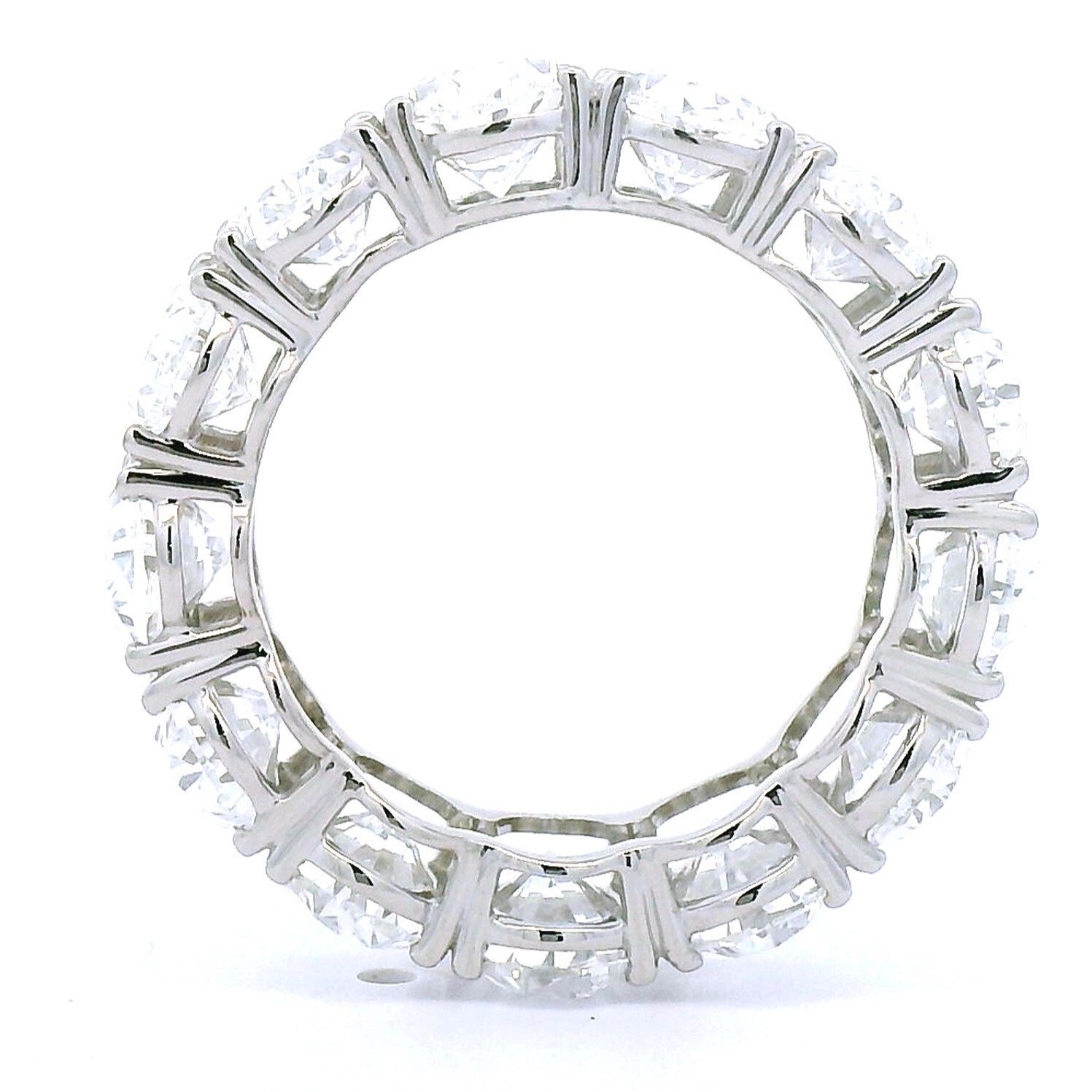 Platinum Eternity Band With 9.79 CT Lab Grown Diamond with IGI Certificate No 64J5018625