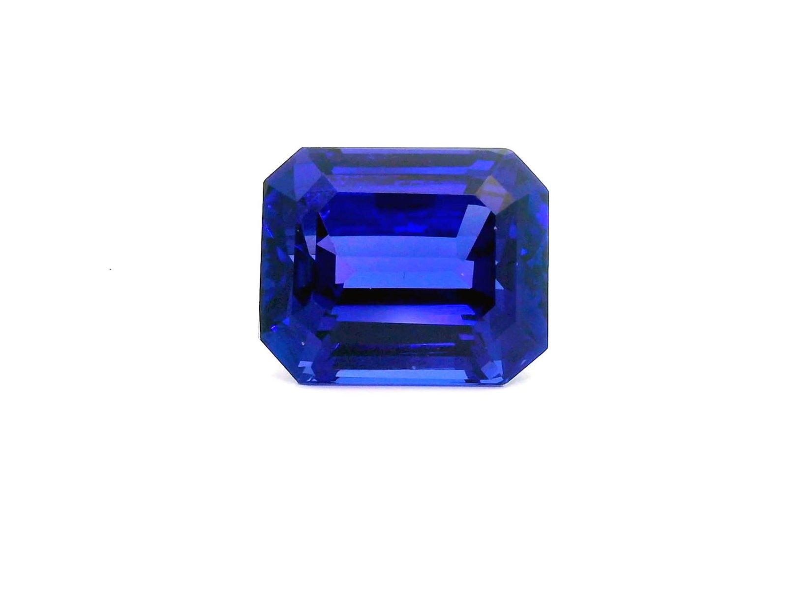 Certified square emerald cut natural tanzanite 23.37 ct